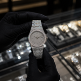 POLAR AUTOMATIC ICED OUT MOISSANITE WATCH 42MM