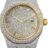 POLAR AUTOMATIC ICED OUT MOISSANITE WATCH 42MM