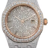 POLAR AUTOMATIC ICED OUT MOISSANITE WATCH 42MM